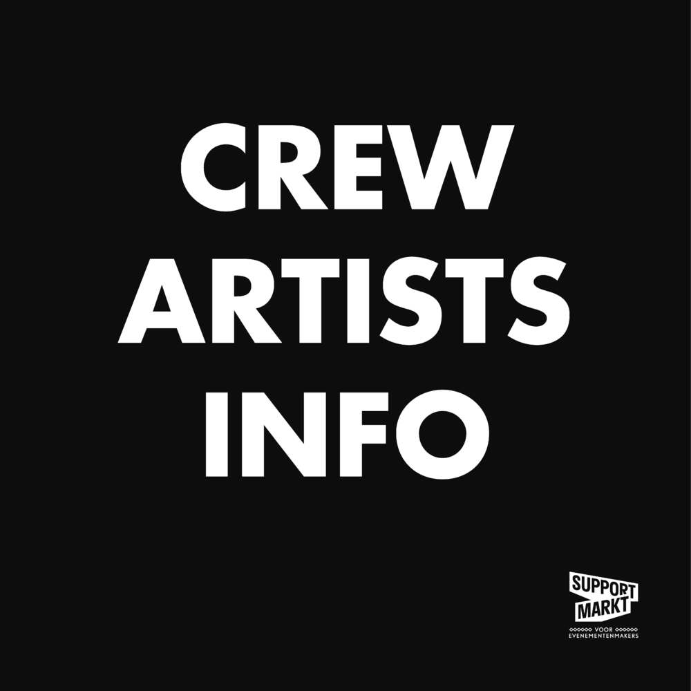 Framebanner Crew Artists Info[78 *78cm]