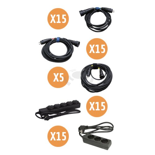 220V kabel set 3