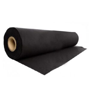 Afrok per strekkende meter, zwart [130cm breed]