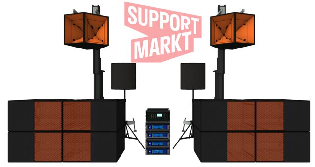 Geluid set Danley Groot |1400 - 1600 man