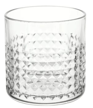 Theelicht Frasera laag | helder glas met motief