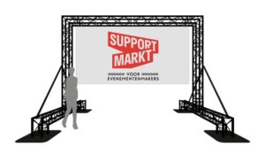 Ledscherm Buiten 2 x 4 meter met truss constructie [ prijs op aanvraag ]