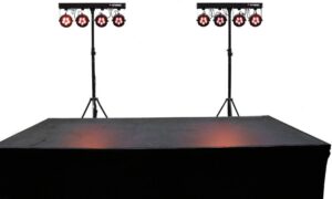 Licht set statief | 2x Showtec Compact Power Balk + statieven