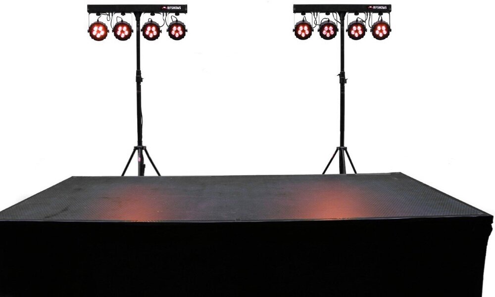 Licht set statief | 2x Showtec Compact Power Balk + statieven