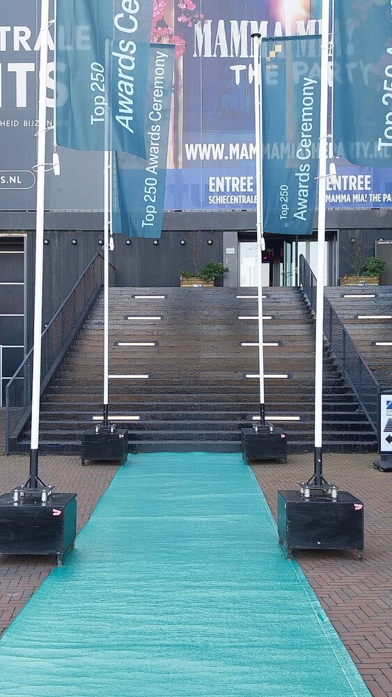 Vlaggenmast 6m met ballast