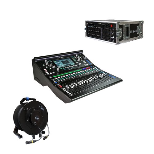 ﻿"Mixer Digitaal + Infra | SQ5 + 75m Cat7 + AR2412"