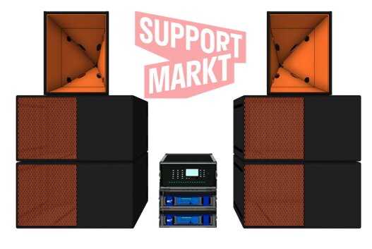 Geluid set Danley Monitor | 2 x SH46 & 4 x TH118