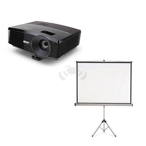Projector met scherm 1,8 x 1,3m