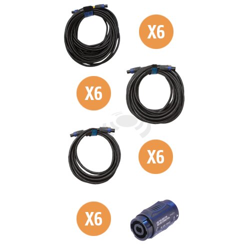 SpeakOn Kabel Kit 3