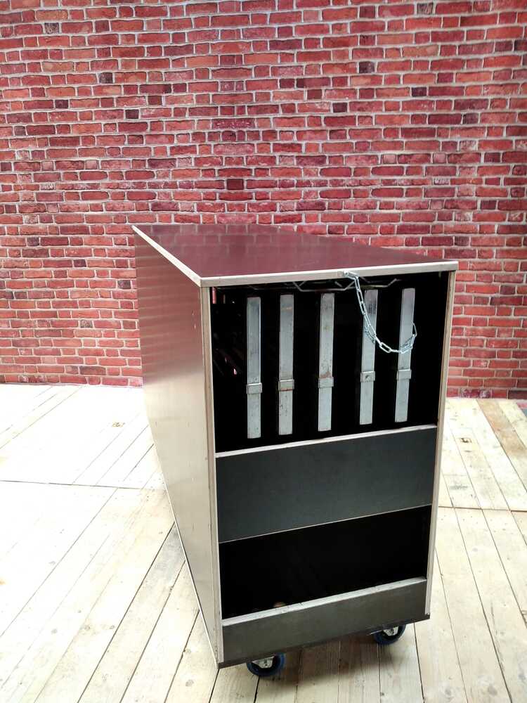 Garderobe rekken [5 stuks] incl. uitgiftebalie