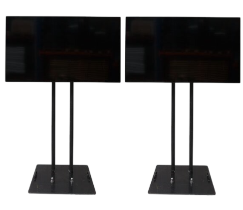 65 inch beeldscherm op statief [ set van 2 ]