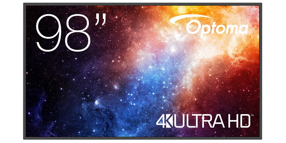 98" Optoma LCD scherm incl. screenlift