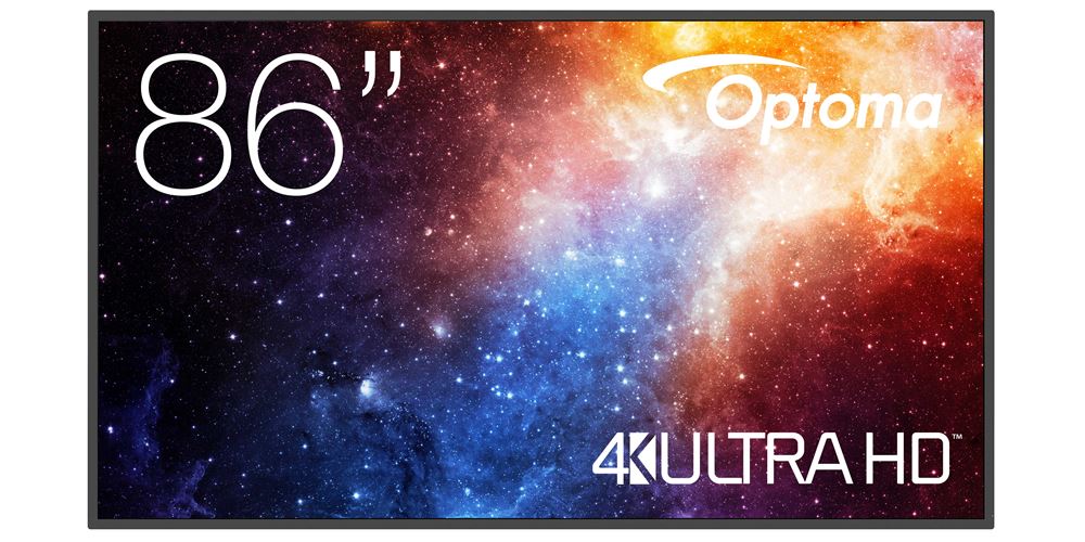 86" Optoma LCD scherm incl statief