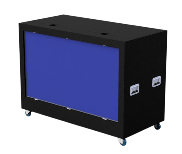TV Booth | Zwart incl. 65" NEC 4K LCD scherm